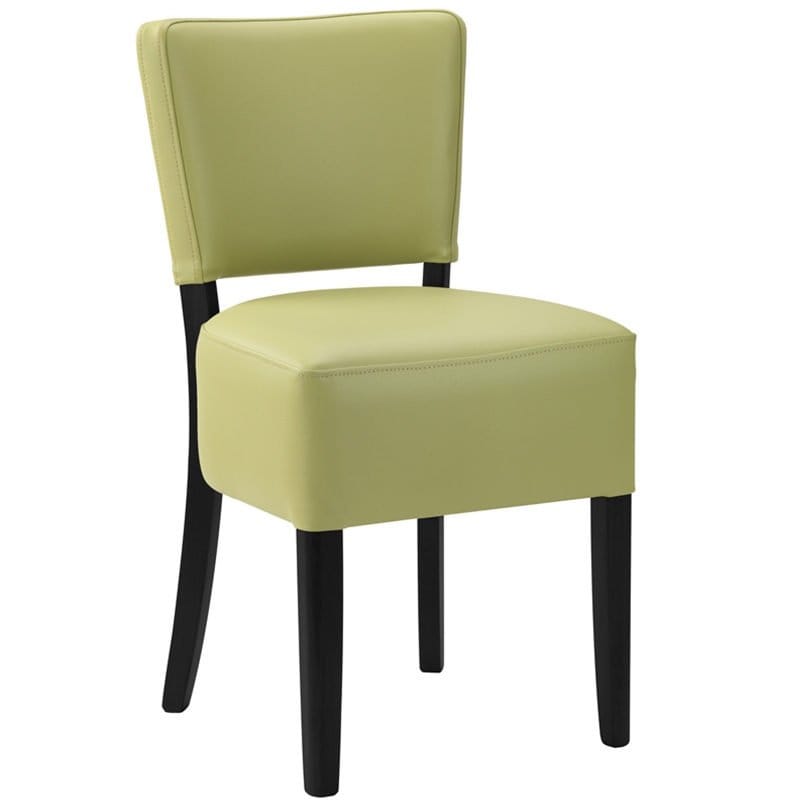 LimeGreenFauxLeatherAltoSideChairNobisRestaurantFurniture