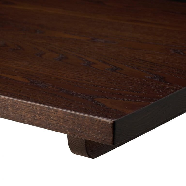 32mm Rustic Solid Oak Table Tops Smoked Nobis Restaurant Furniture
