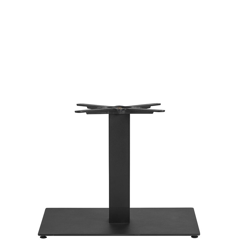 Briar Rectangular Black Cast Iron Table Base - Nobis Restaurant Furniture